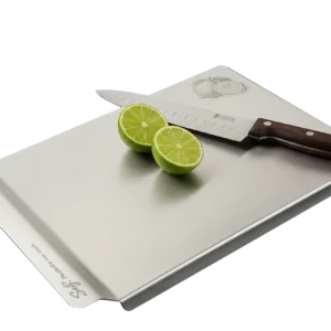Tabla para picar en acero inoxidable 304 - 29 x 23.5 cm
